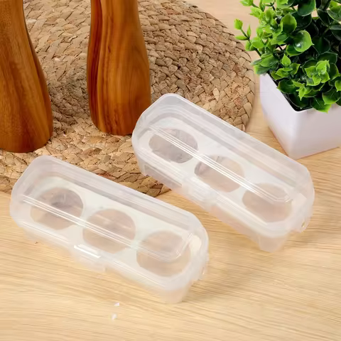 3PCS Camping Egg Container, Multiple Specifications Camping Eggs Container, Case for Outdoor, Hiking