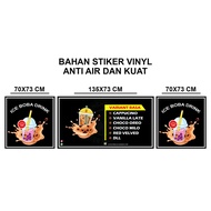 ICE BOBA SPENDING GROBAK STICKER 70X73 CM & FRONT 135X73 CM
