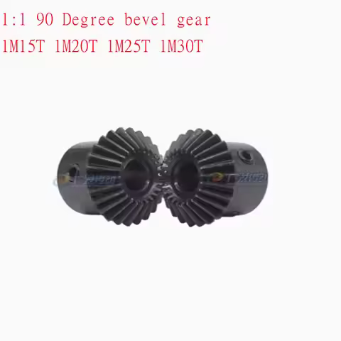 2pcs 1:1 90 degrees Bevel Gear 1M15T 1M20T 1M25T 1M30T bore 6mm 8mm 10mm 12mm 14mm 15mm