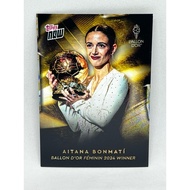Topps Now 2025 Aitana Bonmati Ballon Dor Feminin 2024 Winner Football Card