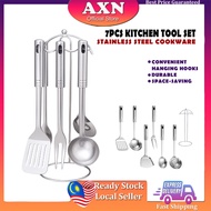 Axn 7 in 1 Cookware Set Perkakas Dapur Keluli Tahan Karat Stainless Steel Kitchen Utensil Set Home U