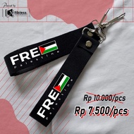 GANTUNGAN Palestine KeyChain Free Palestine cool KeyChain