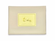 Celia HOME - 1,100針貢緞長絨棉淨色被袋 (淺卡其) – 超柔軟光滑 透氣度高