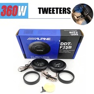 BW Tool DDT-F25B 2pcs 1 Inch Tweeter Car Audio Silk Film Replacement 360W 4Ohm