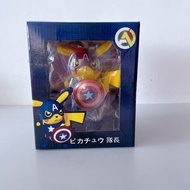 13cm Pikachu cosplay Black Widow Ironman Thor Captain America Hulk Thanos Loki Figure Model Decoration Toys