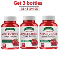 FITGUM apple cider vinegar gummies are used for detoxification and slimming.