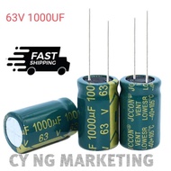 1PC 63V 1000uF 1000UF 63V 16mmx25mm Electrolytic Capacitor