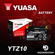 แบตเตอรี่แห้งพร้อมใช้งาน ยัวซ่า (Yuasa) YTZ10 สำหรับ CBR500, CBR650, Forza300, Ninja650, YZF-R1
