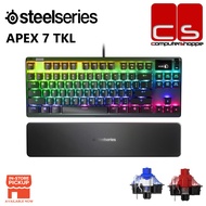 SteelSeries Apex 7 TKL Mechanical Gaming Keyboard - Blue/Red Switch