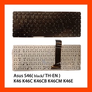 Keyboard Asus S46 Black Thai-English