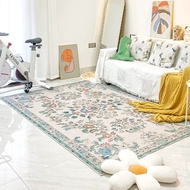 Karpet bilik tidur European carpet flower crystal velvet size 80-120cm to 200*300cm light luxury ret