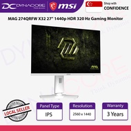 MSI MAG 274QRFW X32 27" 1440p HDR 320 Hz Gaming Monitor