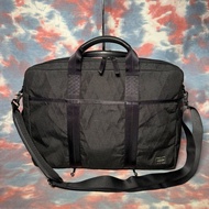 90% new porter hybrid 3way bag briefcase black cordura 黑色防水三用袋 公事包 背囊 側揹袋 斜揹袋 手提袋 電腦袋