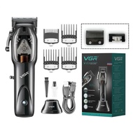 VGR V-653 Hair Clipper Magnetic Motor Cordless Hair Trimmer With DLC Coating Rechargeable Adjustable