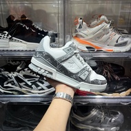 Lv trainer 新款灰白牛仔Uk6.5