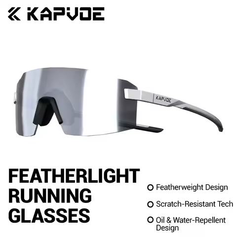 Kapvoe UV400 Protection Photochromic Sunglasses Mountaineering Cycling Eyewear Outdoor Sports Campin