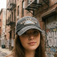 Iceland Embroidered Washed Cotton Baseball Cap Adjustable Unisex