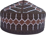 Unisex Kufi Muslim Men Prayer Cap Ramadaan Caps Eid Handmade Namaz Hat Beanie
