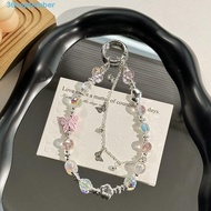 SEPTEMBER Butterfly Phone Chain, Acrylic Butterfly Y2K Phone Charm Strap, Simple Bowknot Love Heart 