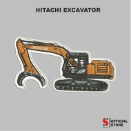 SPORT-711 HITACHI EXCAVATOR PATCH COMPUTER LOGO EMBROIDERY