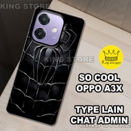 (KS11) OPPO A3X 2024 Case Spiderman Motif/ OPPO A3X Case OPPO A3X/cassing OPPO A3X/kesing hp/silicon