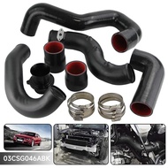 Black Intercooler Piping Kit for 2.0TFSI B8 A4/A5/Q5/A6/A7 & MACAN Turbo Upgrade w/Sensor Port