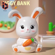 [Blesiya] Bunny Piggy Bank Money Box Saving Box Figurine Money Saving Box Sculpture for