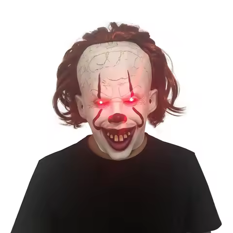Halloween Mask Luminescent Stephen King's It Mask Pennywise Horror Clown Joker Mask Clown Mask Hallo