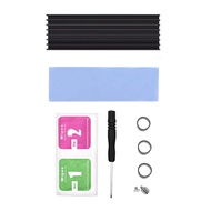 Necvior for M.2 SSD Heatsink Kits Fit for/PC for M.2 Thermal Pad with 3.6W Thermal Conductivity for 