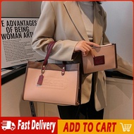 Coa-chh Women Sling Shoulder Crossbody Bag PU Leather Korean Handbag Travel High-capacity Storage Shopping Bag