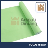 HIJAU Plain Green Roll Wall Sticker Wallpaper Size 45 Cm X 8 M 3D Premium Textured