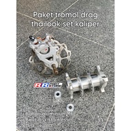 Thailook ag style drag Rear Drum Package KTM Caliper set
