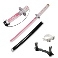 {tygkjgk} 80cm/31.5" Tsuyuri Kanao Katana Anime Demon Slayer Sword Toy Sword Cosplay Weapon Props wi