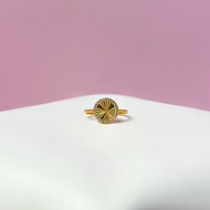 CINCIN TUNANG CIRCLE EMAS 916 BAJET