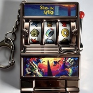戮尖塔创意摇奖机水果机手工书包挂坠网红钥匙扣7.17 Creative lottery machine fruit machine handmade backpack pendant internet
