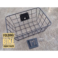 Folding BIKE BASKET - FRONT RACK FOLDING BIKE BASKET