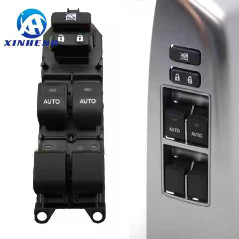 84820-0C030 Master Driver Side Power Window Switch Left For 08-19 Toyota Sequoia,Tundra Glass Lifter