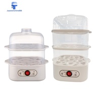 Two/Three-Layer Multifunction Egg Boiler Cooker 6 Eggs Automatic Mini Steamer [Joytownonline888.my]