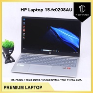 HP Laptop 15-fc0208AU Ryzen 5 7430U with Radeon Graphic 16GB RAM 512GB NVMe SSD Win 11 HSL Used Lapt