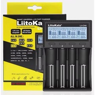 Liitokala Lii-CH4 4-Slots USB-C Battery Charger 3.7V 21700 18650 18350 16340 1.2V AA AAA 3.2V LifePO
