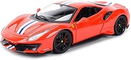 For:Ferrari 488 Pista Sports Car Static Diecast 1:24 Vehicle Collectible Model Car model(B)