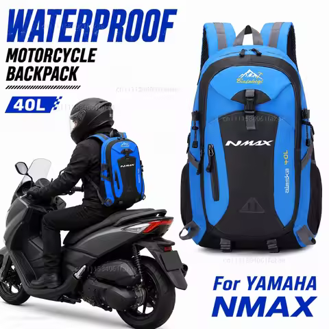 For YAMAHA NMAX125 NMAX150 NMAX155 NMAX160 NMAX 125 150 155 160 Motorcycle Backpack 40L Waterproof T