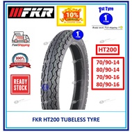 FKR MOTORCYCLE TYRE EPSILON HT200 (BUNGA TT100) 70/90-14, 80/90-14, 70/90-16, 80/90-16 TUBELESS TYRE
