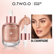 O.TWO.O Shimmer Liquid Highlighter Smooth Illuminator untuk Wajah dan Tubuh Berkilau Alami Dewiness 