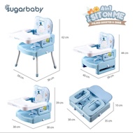 Sugar Baby Sit On Me 4 in 1 Foldable Booster Seat & Chair Baby Dining Chair/