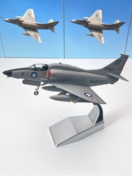 1/72 US Marine Corps A-4 Skyhawk Attack Aircraft A4 Fighter Alloy Model Military Simulation Ornament
