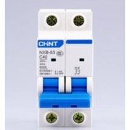 Attomat MCB CHINT NXB-63 2P C40, C32