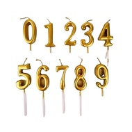 LILIN Gold number candles