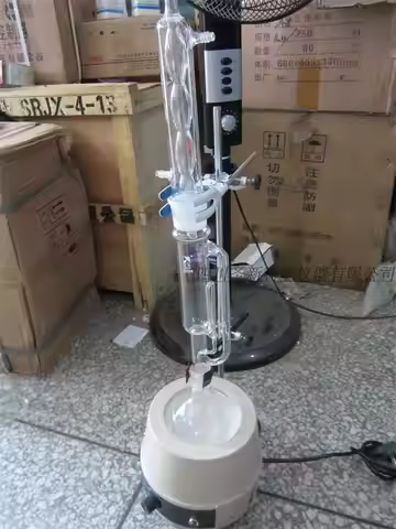Complete set of Soxhlet Extractor 250/500ml Spherical extractor QS Soxhlet apparatus