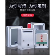 Aluminium Alloy Mailbox Wall Mounted Outdoor Letter Post Mail Box Letter Box with Keys Lock Stainles